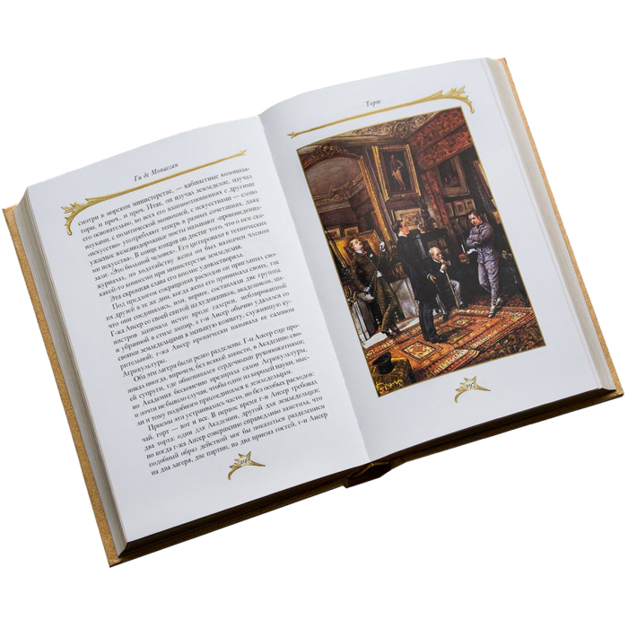 The library of gift books "Guy de Maupassant" 13 volumes